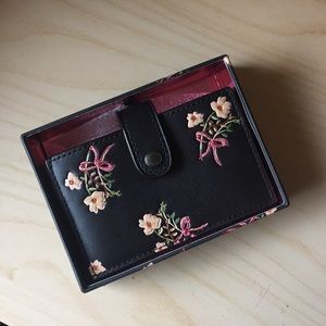 Coach Floral cardholder